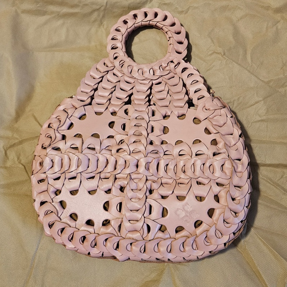 Patricia Nash Pisticci Mauve Chainlink Bag
